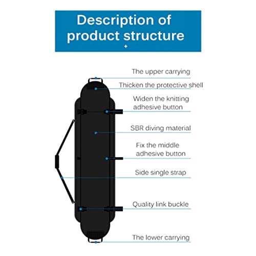Liummrcy..Borsa da Snowboard Resistente alla