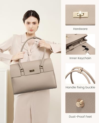 Image of LOVEVOOK Laptop Tote Bag for Women,Computer Briefcase for Work Office