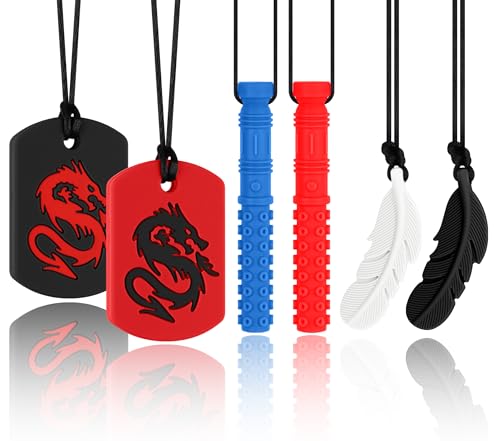 Chewy Necklaces, Sensory Silicone Toys, Oral Motor Aids Sensory C...
