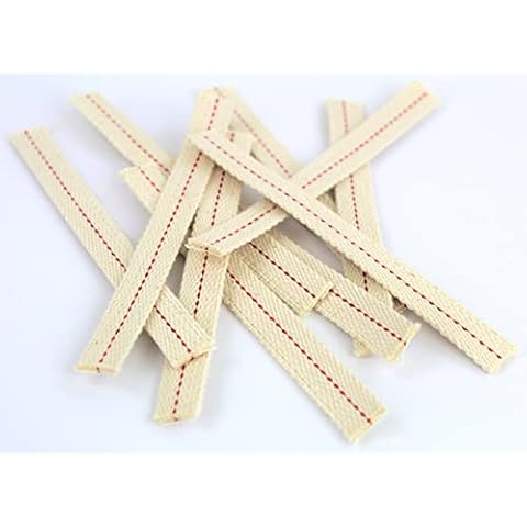 petroleumlaterne.com 10x Docht für Feuerhand Sturmlaterne, passgenau, 12,5 mm breit, reine Baumwolle, Made in Germany Cover