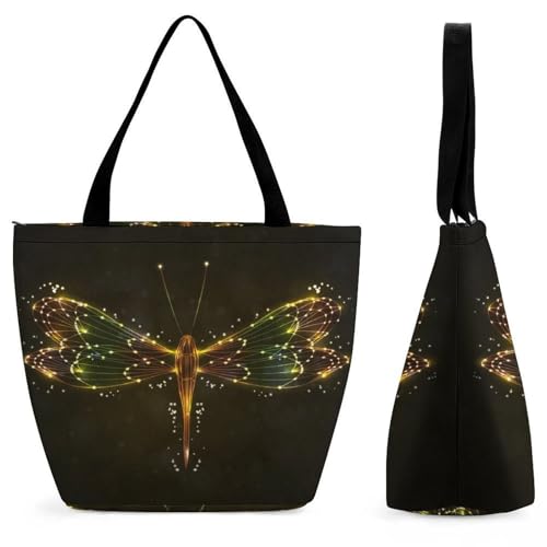 Sac à main libellule lumineuse fini le manque de place avec ce grand sac femme