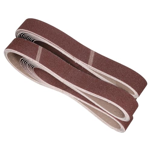 Kozelo 72 Pcs Sanding Belts 2 x 72 Inch 60 Grit Aluminum Oxide