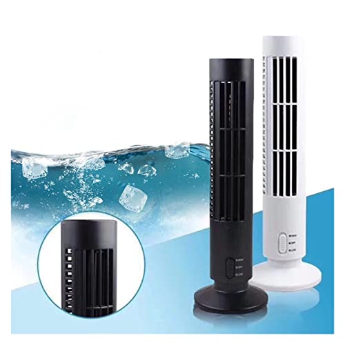 Ventilateur de bureau sans lame USB mini climatiseur vertical blanc pour maison