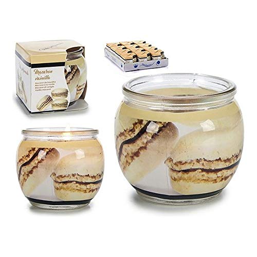 Bougie parfumée vanille crème en verre pour une ambiance raffinée