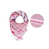 Jcwto Arab Shemagh Tactical Desert Keffiyeh Head Scarf Arabic Turban Neck Headwear Wrap Arab Muslim Costume for Men