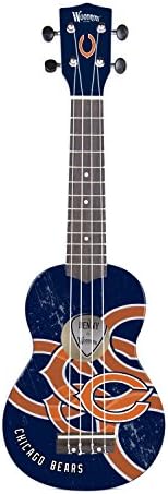 The Sports Vault Woodrow Guitar NFL Chicago Bears Ukulele, Blue, 21-inch x 7-inch image 5
