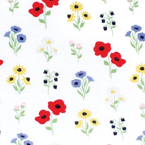 Image of Hudson Baby Unisex Baby Cotton Toddler Pillow Case, Wildflower, One Size
