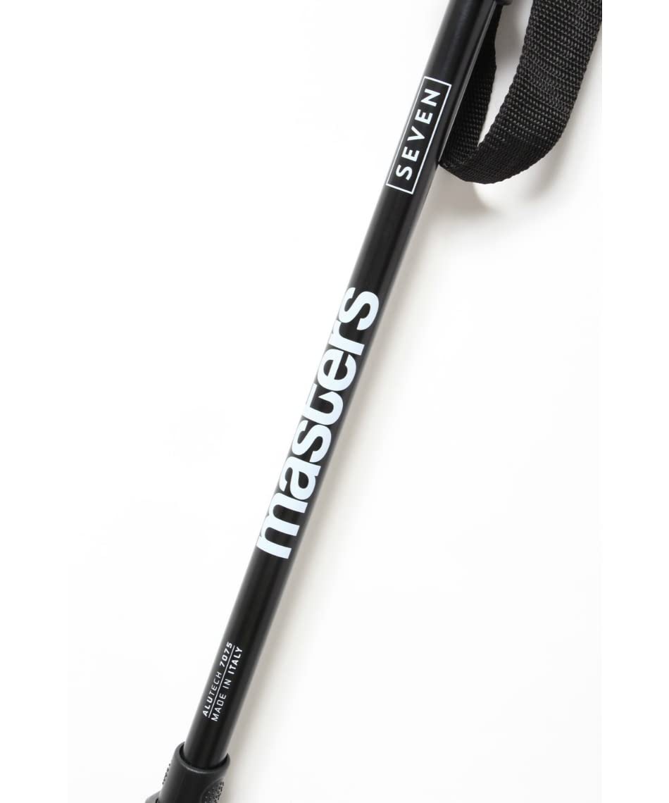 Amazon | [マスターズ] スキーストック 3段伸縮ポール SEVEN BK 95-125