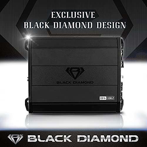 Black Diamond Dia-1150.2 Car Audio Amplifier – 2 Channel, Full Range, Class Ab, 1150 Watts #TOP2