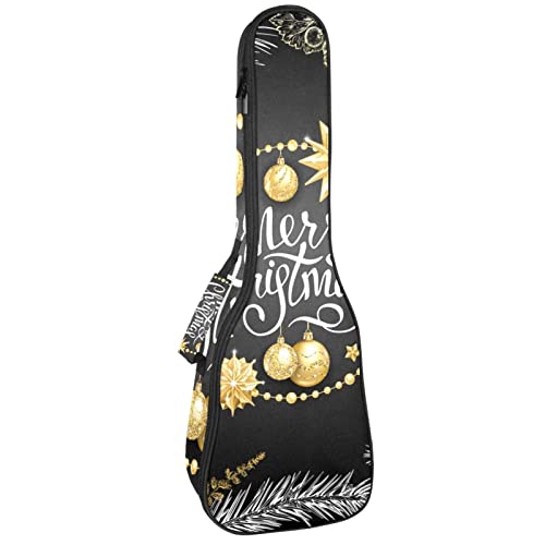Housse ukulélé concert rembourrée 10mm sac à dos de transport noir pour instrument soprano