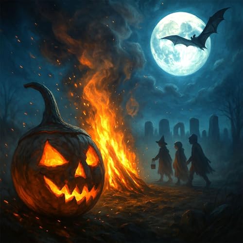 Monthly Spooky | Halloween Origins: Samhain, Trick-or-Treat & Jack-O’-Lanterns Podcast Por arte de portada