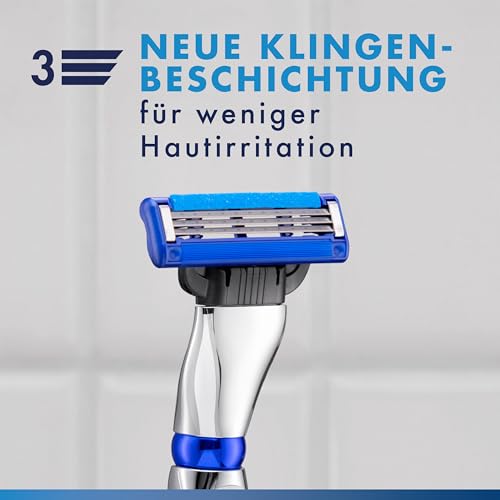Gillette Mach3 Rasierklingen Herren, 8 Original Ersatzklingen, Klingen für Männer mit Gleitstreifen für Ein Sanftes Gleiten und Klingenbeschichtung 4