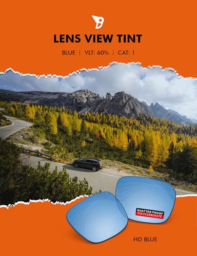 Image of PRO+ Polycarbonate Replacement Lenses Compatible with Ray-Ban Meta Wayfarer RW4006 & Gen 2 RW4012 50mm Sunglasses