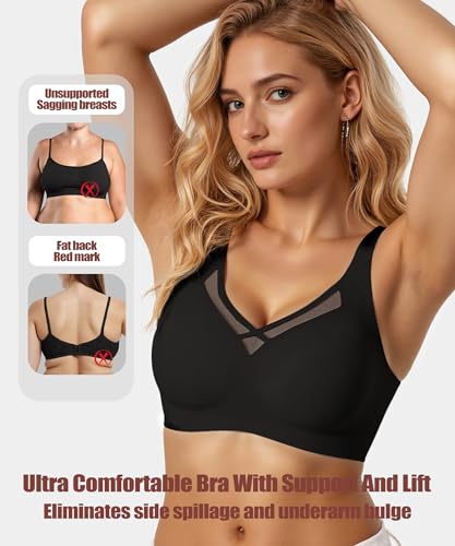 Sae Eleisa Wireless Push-Up Bras for Women - Full Coverage - Image 4