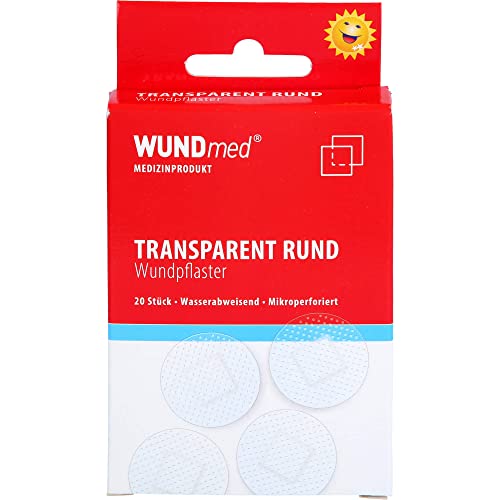WUNDmed Wund-Pflaster rund transparent Ø 2,5 cm, 20 pzas Esparadrapo