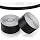 Nagpew 2 Pieces Racket Head Protection Tape, 16.4Ft Black Racket Edge Guard with Strong Stick Force, Durable Paddle Cover Tap