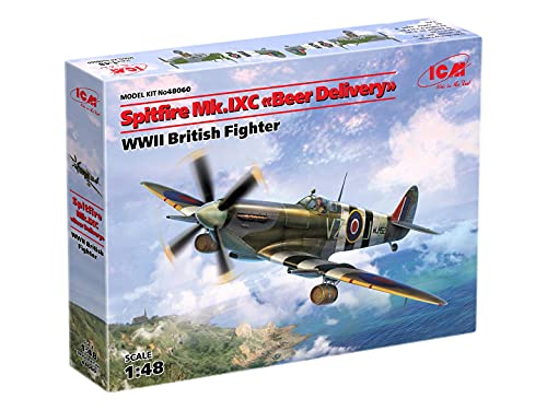 ICM 48060 Modellbyggsats Spitfire Mk.IXC Beer Delivery WWII British