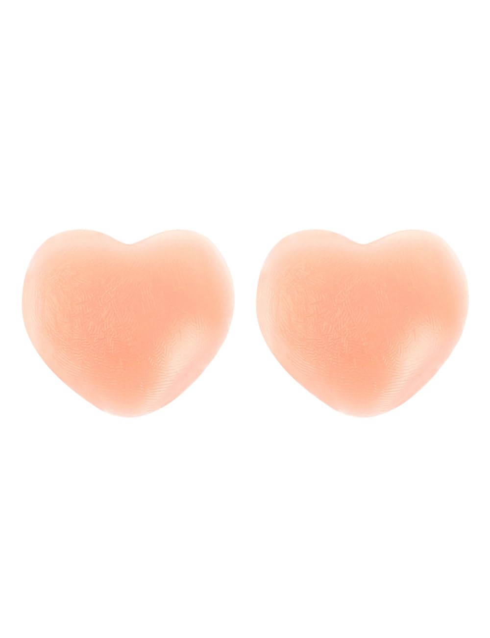 Heart-Shaped Silicone Nipple Covers, Reusable Breast Petals, Skin-Coloured, 1 Pair Nude Pink-image-44