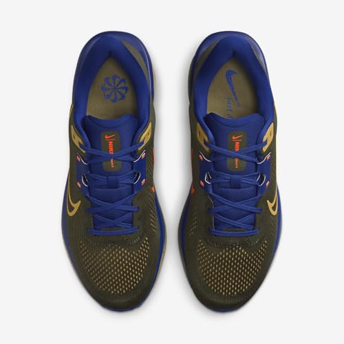 Nike Quest 6 Men's Road Running Shoes (HQ3223-325, Cargo Khaki/Deep Royal Blue/Neutral Olive/Infinite Gold)4