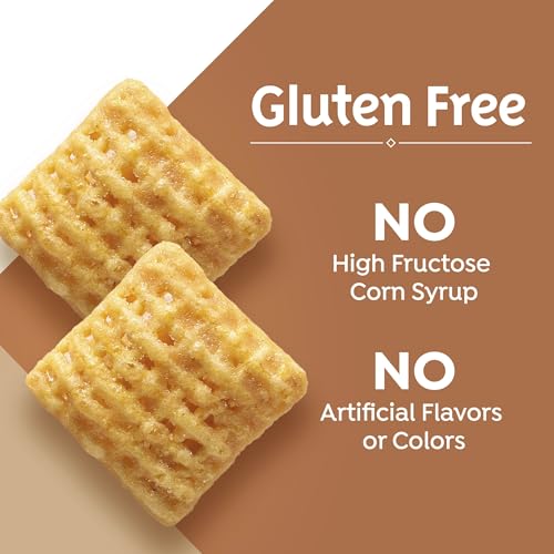 Image of Peanut Butter Chex Cereal, Gluten Free Breakfast Cereal, Made with Whole Grain, 12.2 oz