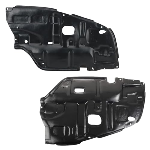 Image of TRQ Driver & Passenger Side Lower Engine Splash Shield Compatible with 2002-2003 Lexus ES300 2004-2006 ES330 LX1228102 LX1228103