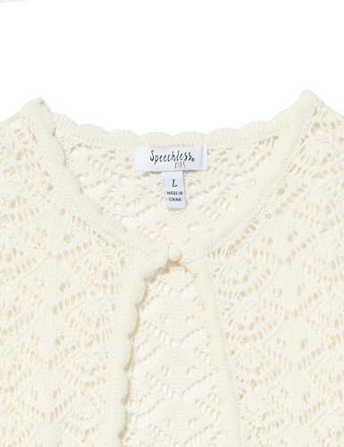 Speechless Girls' Short Sleeve Lace Shrug2