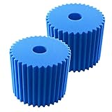 HQRP 2-Pack Blue Foam Filter (7' x 8 1/2') Compatible with Electrolux Aerus Centralux Central Vacuums E...