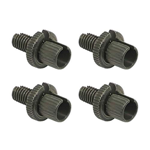 AUTOVIC Clucth Brake Cable Adjuster For Honda Yamaha Kawasaki Suzuki ATV Motorcycle 8mm Universal Cable Adjuster Nut Bolts(Black)