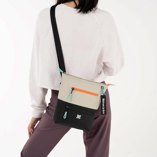 Image of Sherpani Sadie, Nylon Crossbody Bag, Lightweight Shoulder Bag, Travel Cross Body Purse, Crossbody Bags for Women, RFID Protection WITHOUT Coin Purse (Bluff)
