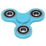 Hand Spinner, TILO Spinner Fidget Acrylic Tri-Spinner Fidget Toy Hybrid Bearing EDC Focus Toy Finger Top for Killing Time Spins Clear (Light Blue)