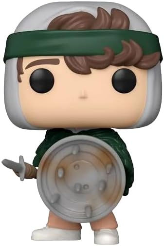 Miniatura 2 de Funko Pop! TV Stranger Things Temporada 4 - Dustin con escudo (común) incluido con un protector de ático de Byron