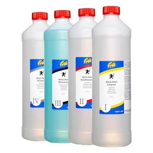 Pavonador kit (4 x 1000 ml) - Concentrado de pavonado 'frío' de inmersión
