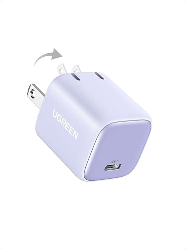 Miniatura 1 de UGREEN Nexode - Cargador USB C de 30 W, plegable GaN PPS compacto y rápido, adaptador de corriente USB-C para iPhone 161514, Galaxy S25S24S23, Pixel