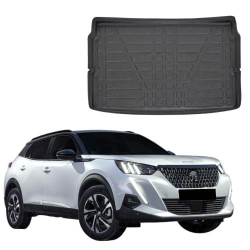 Tapis de coffre Peugeot 2008 crossover toutes saisons noir