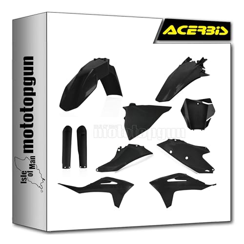 Renovez vos plastiques Gas Gas EX 300 grace au kit carenage Acerbis noir