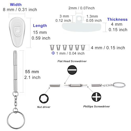 image for Mr.ZzjOOj Eyeglasses Nose Pads, Upgraded Soft Silicone Air Chamber Eye