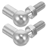 Cabilock 2 Stück Kugelgelenk Spurstangenkopf aus Edelstahl M8 mit Langer Lebensdauer und Einfacher Montage für Hydrauliksysteme und Mechanische Ausrüstung