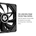ID-COOLING SE-225-XT Black CPU Cooler 5 Heatpipes CPU Air Cooler 2x120mm Push-Pull PWM Fans CPU Fan for Intel/AMD, LGA 1700 Compatible