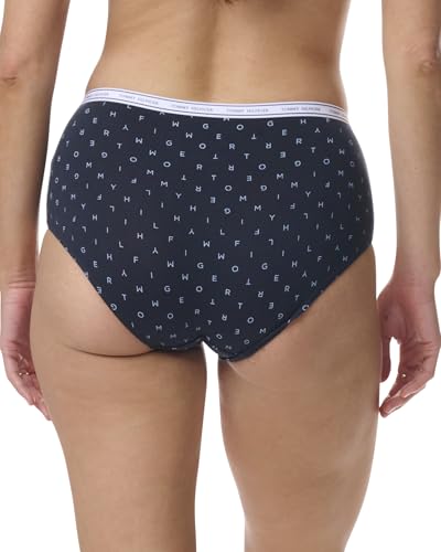 Tommy Hilfiger Women's Classic Cotton Brief Underwear with Logo Waistband 5-Pack4