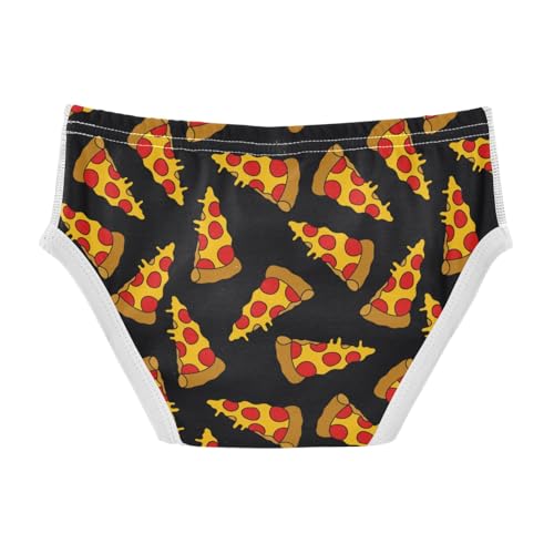 Boys' Exclusive Briefs Toddler Underwear 95% Combed Cotton Boxerbriefs 2T Pizza Pattern 22