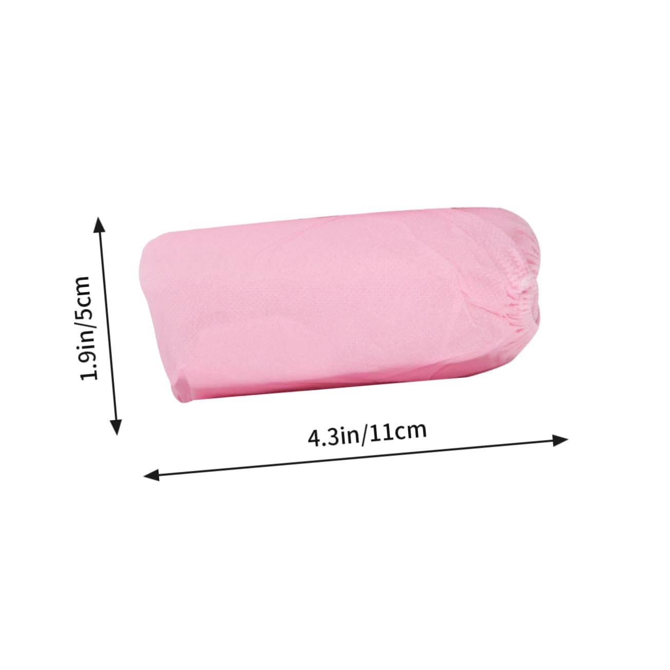 PRETYZOOM 100pcs Nonwoven Fabric Shoes Cover Reusable Non Slip Foot Covers Elastic Band Breathable Shoe Booties Protector for Home Kitchen Travel