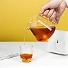 Compatible con jarra de vidrio para café Timemore, jarra de vidrio resistente al calor con mango ergonómico y pico de precisión 4