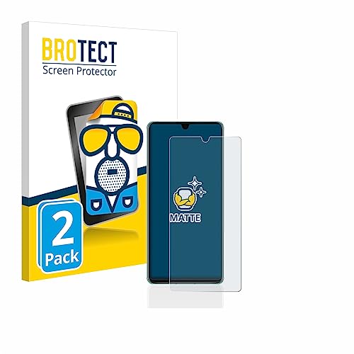 BROTECT Protector Pantalla Anti Reflejos para Huawei P30 (2 Unidades) Película Mate Anti Huellas