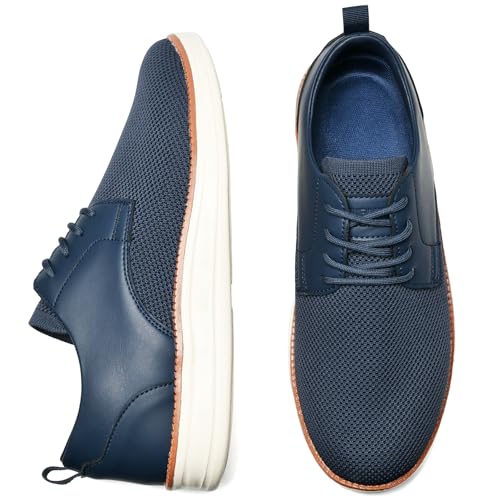 Image of Men's Casual Dress Shoes Business Walking Shoes Oxfords Comfortable Breathable Lightweight Non Slip