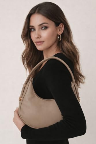 Image of Women's Shoulder & Sling Bag with Zipper Closure, Detachable Long Strap, Spacious Single Compartment Handbag for Daily & Office Use | Trendy Design