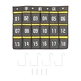 Pochette de rangement : cette pochette de rangement multifonctionnelle est fabriquée dans un matériau sûr et possède une poche de suspension idéale pour la salle de classe