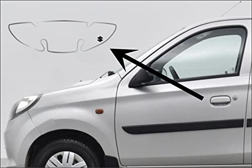 Image of BFRC 3D Gel Finish Car Door Transparent Handle Cup Scratch Guard Sticker Universal for Specific Brand (Pack of 4) (MRDRVAR) (Alto WAGONR MARUTI800)