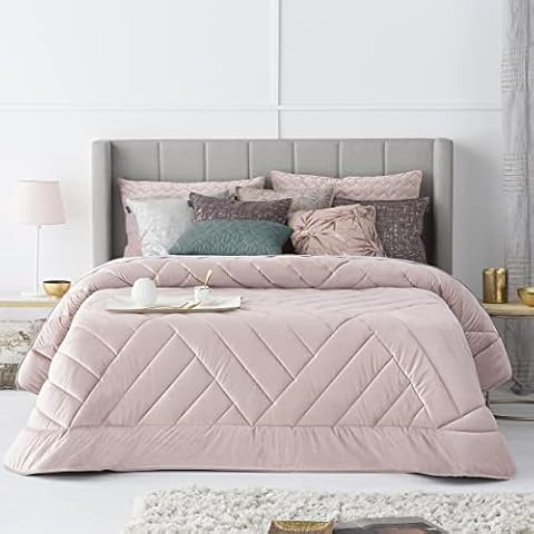 Antilo - Edredón nórdico Dual Cama 180 Cm - Color Rose Cover