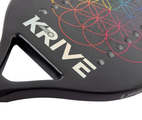 Raquete de Beach Tennis Krive Full Carbono Face Carbono 3K com Capa