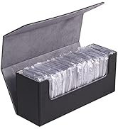 おもちゃの神様 大容量 デッキケース PUレザー ワンタッチマグネットホルダー収納可能 (窓なし・ローダー３３個付)